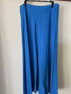 青色 フレアスカート　ZARA