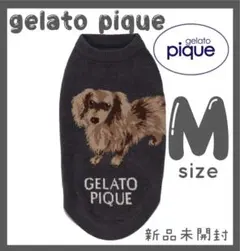 ジェラートピケ ダックスフンドジャガードノースリーブプルオーバー　ネイビー