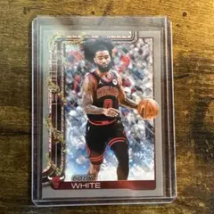 Coby White Topps Glitter Holiday Card