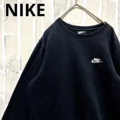 NIKE ナイキ トレーナー スウェット M 刺繍ロゴ スウォッシュ スウッシュ