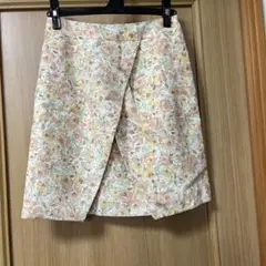 Feroux フラワープリント タイトスカート