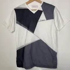 カルバンクラインプラチナム　ホワイト&シフォン生地Tシャツ　M【美品】