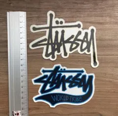 Stüssy ロゴステッカー 2枚セット
