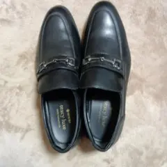 ブラックローファー バンド付き金具