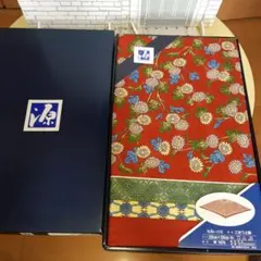 有田　源右衛門窯　こたつ上掛　カバー　西川産業　菊絵　レトロ　可愛いのサムネイル