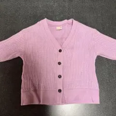 プティマインカーディガン90センチピンク