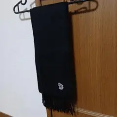 【極美品】[ポールスミス] マフラー ゼブラロゴ メンズ レディース