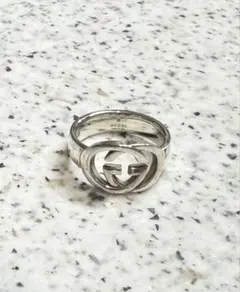 GUCCI ハートモチーフ リング シルバー レッド - メルカリ