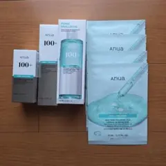 新品✧︎*。アヌア pdrn 3点セット 化粧水　美容液 クリーム パック4枚