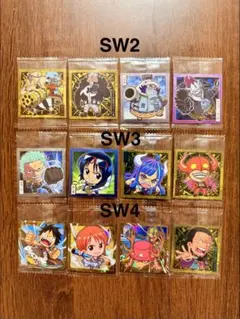 ONE PIECE ワンピース大海賊シールウエハース LOG.2.3.4