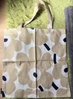 marimekkoマリメッコ　ウニッコ トートバッグ ベージュ　北欧