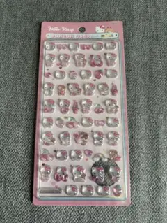 【正規品】ボンボンドロップシール　mini　ハローキティ　ピンク　サンリオ