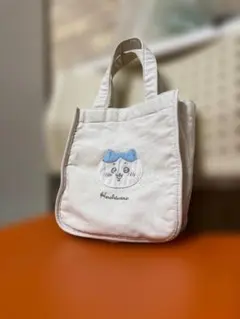 ¥4500【公式】ちいかわ ハチワレ 刺繍トートバッグ (美品) (雑貨)