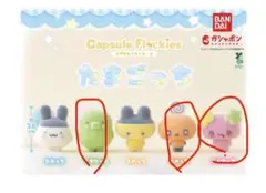 たまごっちカプセルフロッキーズ ふらわっち めめっち くちぱっち3種類セット