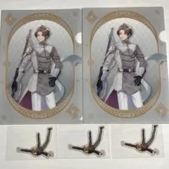 【加賀美ハヤト】特典2種セット ファイルとステッカー [トランプ・3周年]