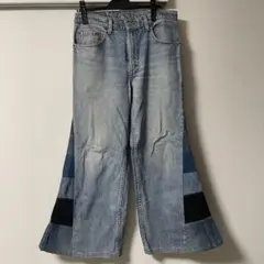 Levi's リーバイス 555 リメイク パッチワーク フレアデニム 바지