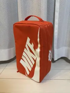 NIKE シューズバッグ 靴ケース オレンジ 美品 スポーツ 部活 新学期