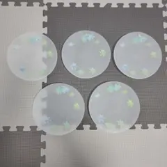 たち吉　青かえで　冷めん皿　5枚セット