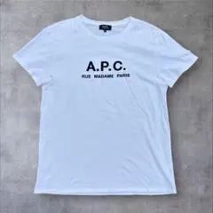 A.P.C. フリークスストア　別注　Tシャツ　ロゴ　ホワイト　XLサイズのサムネイル