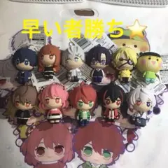 カラフルピーチ　ラバーフィギュアマスコット　コンプリート　ゆあん　のあ　うり