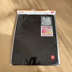 UNIQLO HEATTECH ベビーシャツ肌着 80 ブラック