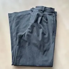 UNIQLOタックワイドパンツ