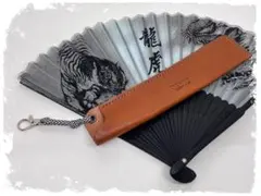 本革☘️ 扇子ケース イタリアンレザー ・扇子入れLSー004