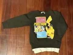 美品　ポケモン ピカチュウ トレーナー　裏起毛　120 パルキア　ディアルガ