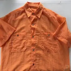 シースルー　オレンジ　シャツ　Fredy ｅｍｕｅ