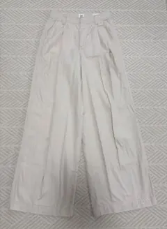 GAP ワイドレッグパンツ ベージュ 00