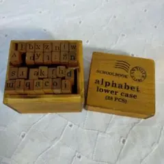 レトロアルファベットスタンプセット◇B225