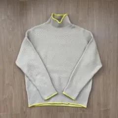 JAYRO 配色ニット ハイネックニット