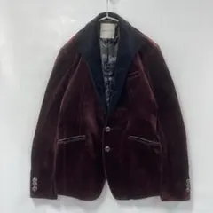 バッファローボブス/2トーン/ベルベット/テーラードジャケット/ラペル切り替えのサムネイル