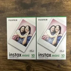 新品未開封 instax mini インスタックスミニチェキフィルム 10枚×2