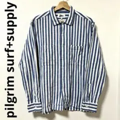 《pilgrim surf+supply》Linen Stripe Shirtsのサムネイル