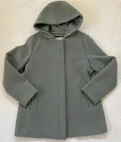 NATURAL BEAUTY BASIC コート　ウール　グリーン　M アウター