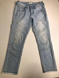 最安値⭐️アースミュージックアンドエコロジー❤️デニムクロップドスキニージーンズ　S