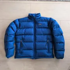 【美品】patagonia パッカブルダウンジャケット ブルー 肉厚 S