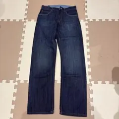 ユニクロ デニムパンツ 160 キッズ 長ズボン ボトムス UNIQLO