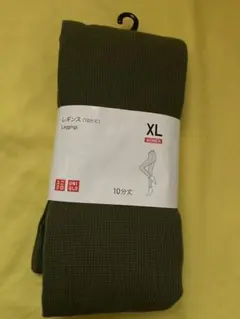 新品‼️ UNIQLO ✳️ ユニクロ　レギンス 10分丈✳️オリーブ◼️XL✳️
