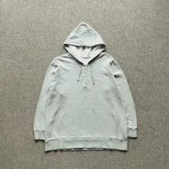 プルオーバーパーカー　無地　シンプル　グレー　ビッグシルエット　ストリート　XL