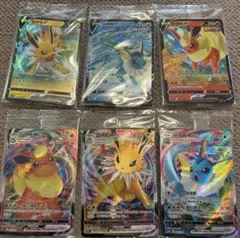 ブイズ【中国語版】ポケモンカード/V VMAX /6枚セット /まとめのサムネイル