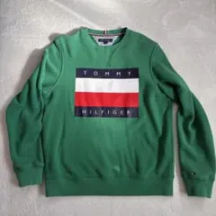 ⭐︎岡ちゃん⭐︎専用 TOMMY HILFIGER グリーンスウェット Mサイズ