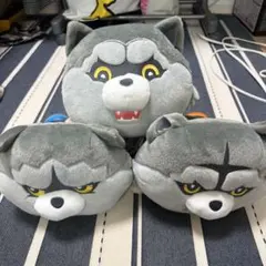 MAN WITH A MISSION 寝ころびBIGぬいぐるみ5匹セット マンウィズアミッション 寝ころび BIG ぬいぐるみ 5体セット タグ付き