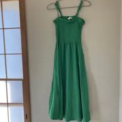 Ｈ＆Ｍ　キャミワンピース グリーン