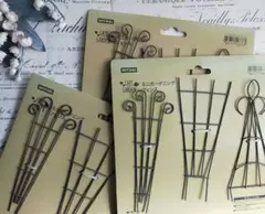 M547新品雑貨3シート9枚アンティーク調錆び風加工ミニガーデニングフェンス