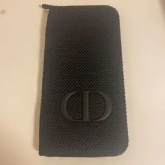 ディオール ノベルティ　メイクブラシポーチ　自立　メッシュ