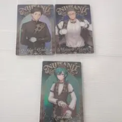 にじさんじ☆ウエハース♪ 舞元啓介☆緑仙☆社築メタリックプラカード☆3枚セット