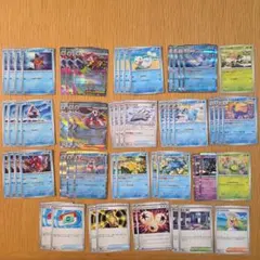 メガスターミー　メガユキメノコ　進化ライン　デッキパーツ　58枚セット