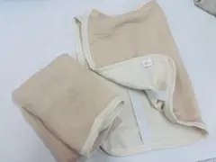 615.☆2枚セット☆6重織ガーゼ枕パッド アウトレット ベージュ